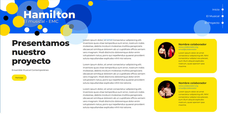 Hamilton Concert - EMC - Homepage